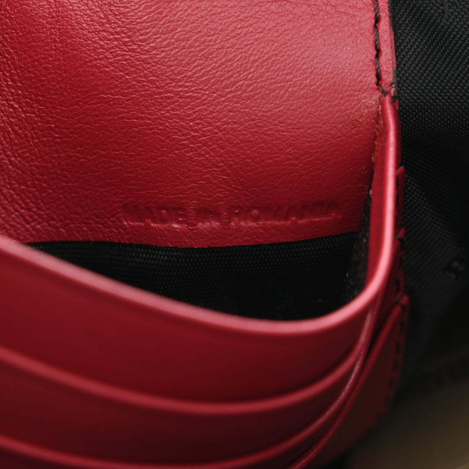 Burberry House Check Derby Peyton Crossbody Clutch Bag Red 8 of 9