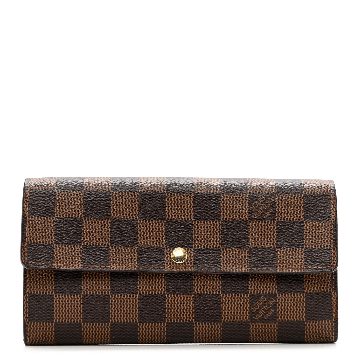 Louis Vuitton Damier Ebene Sarah Wallet 1 of 11