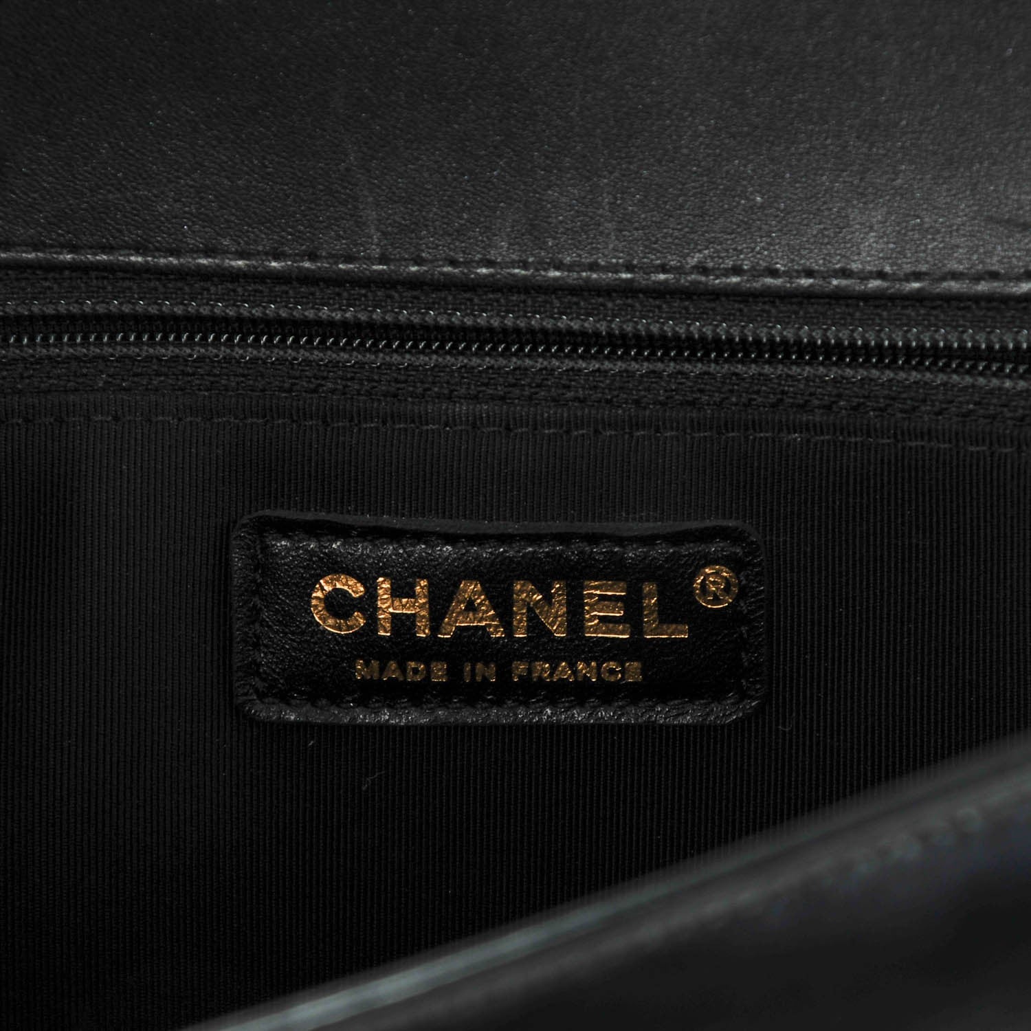 Chanel Iridescent Calfskin Quilted Medium Boy Flap Black 6 of 7