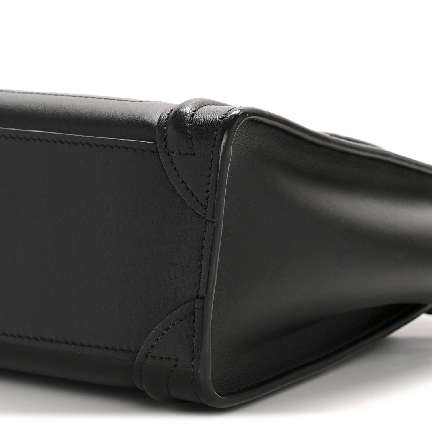 Celine Smooth Calfskin Nano Luggage Black 10 of 13