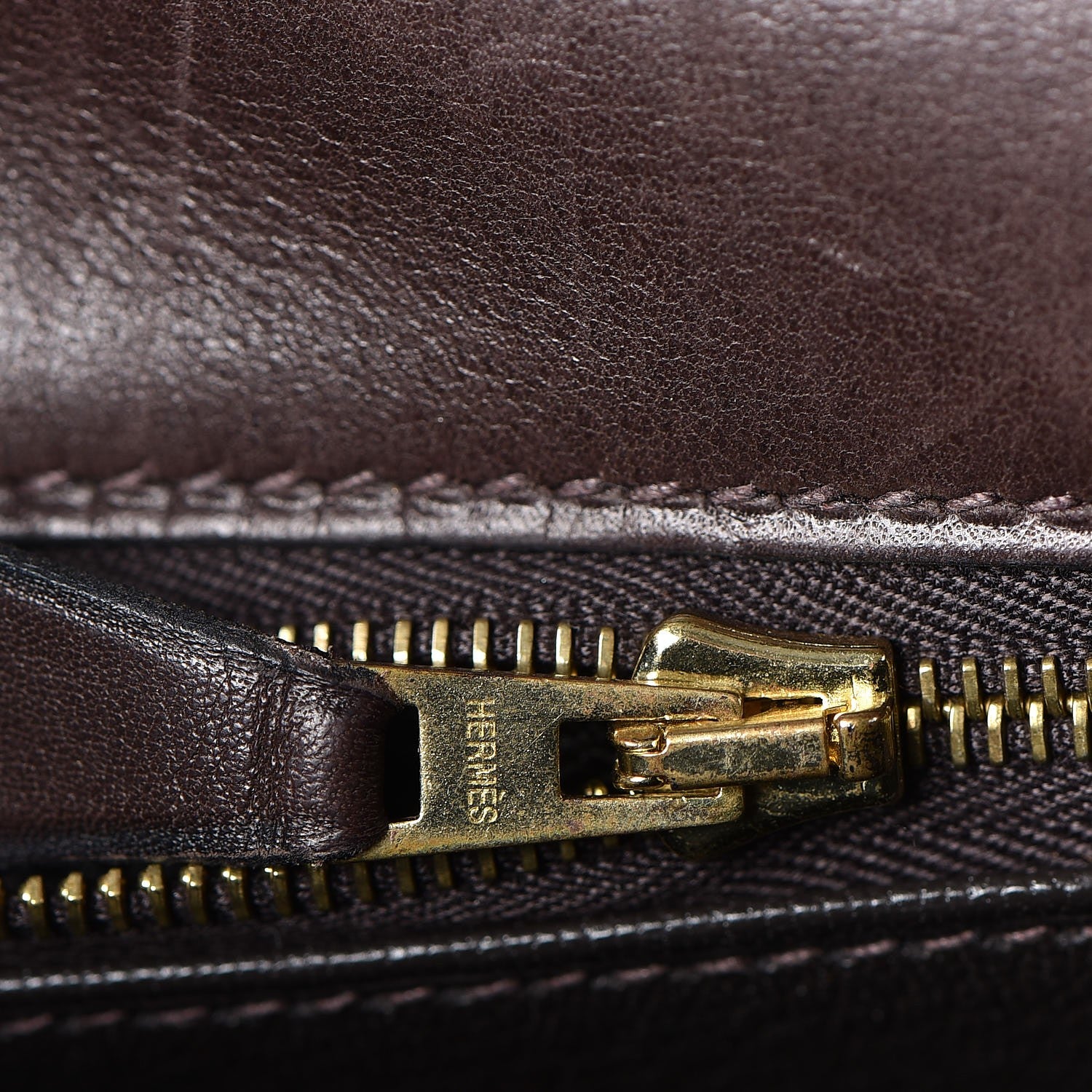 Hermes Pony Hair Swift Kelly Retourne 32 Chocolate 13 of 39