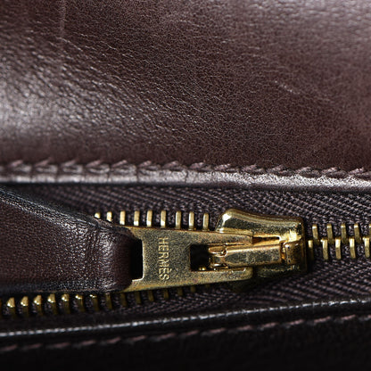 Hermes Pony Hair Swift Kelly Retourne 32 Chocolate 13 of 39