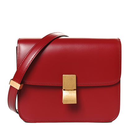 Celine Box Calfskin Teen Classic Box Flap Bag Red 1 of 9