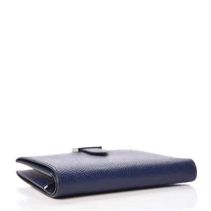 Hermes Epsom Bearn Compact Wallet Bleu Saphir 4 of 7