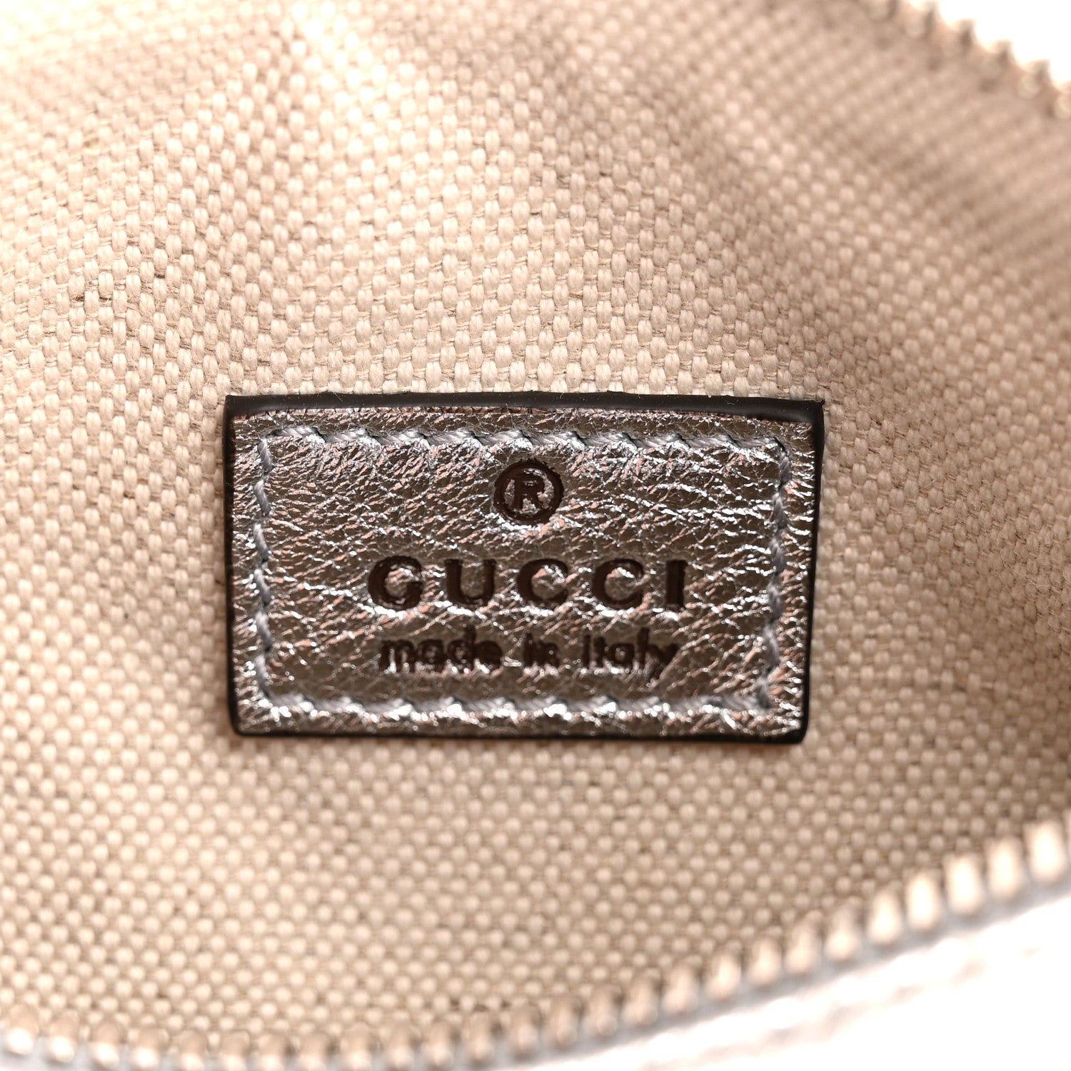 Gucci Sakai Be Green Calfskin Diagonal Stitched Mini Blondie Barrel Shoulder Bag Silver 6 of 10