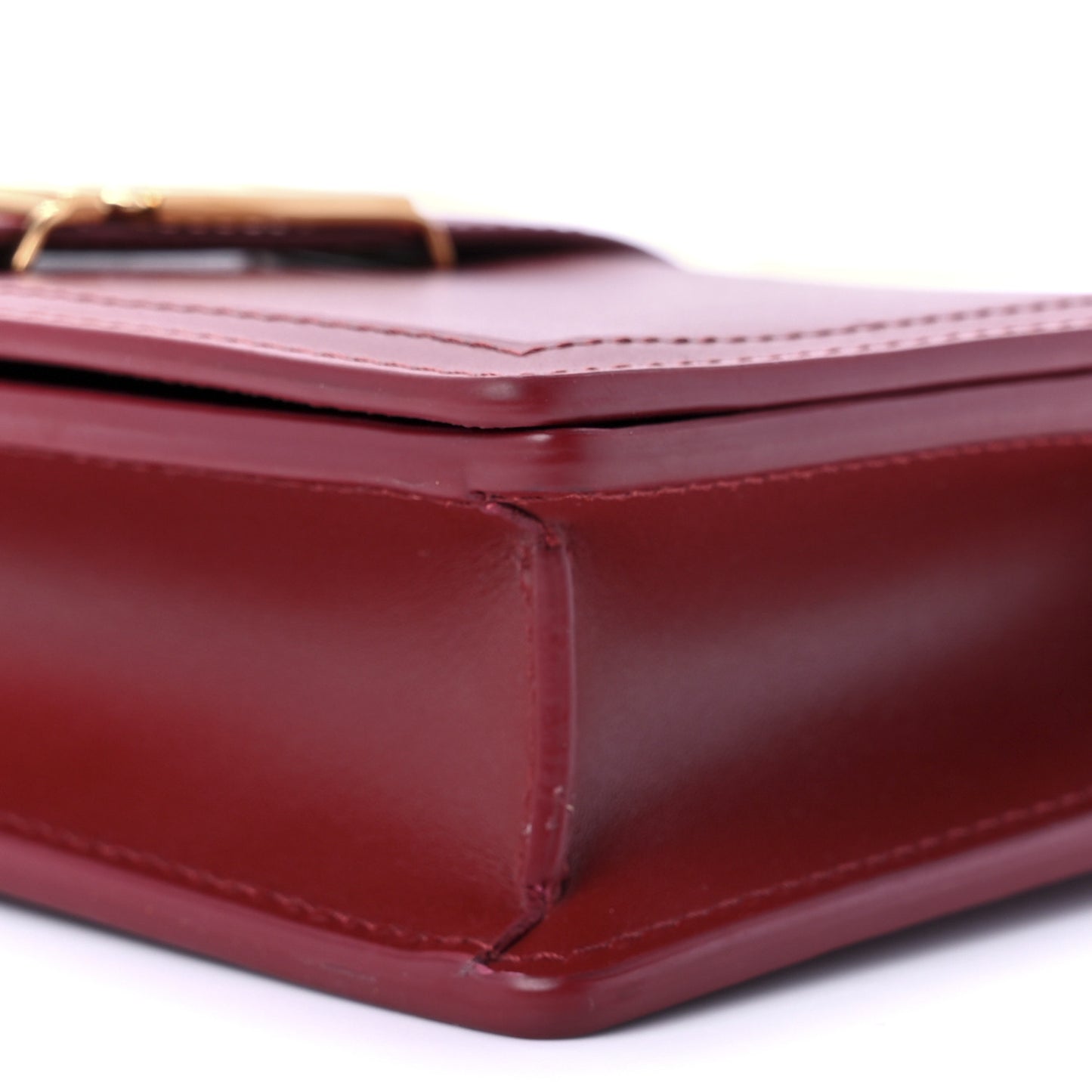 Calfskin Greca Goddess Wallet On Chain Red