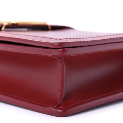 Versace Calfskin Greca Goddess Wallet On Chain Red 7 of 7
