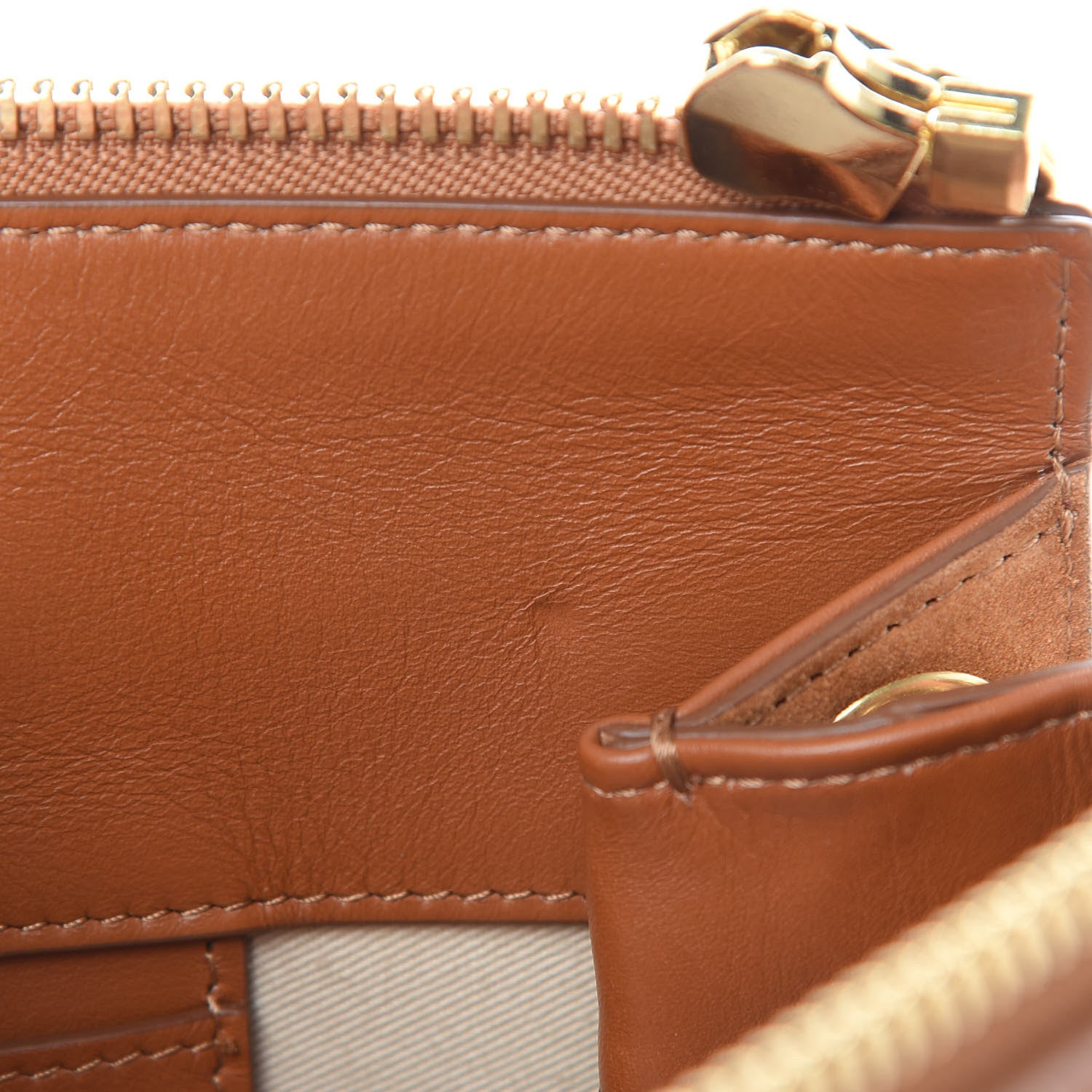Chloe Calfskin Suede Small Roy Bag Caramel 14 of 14