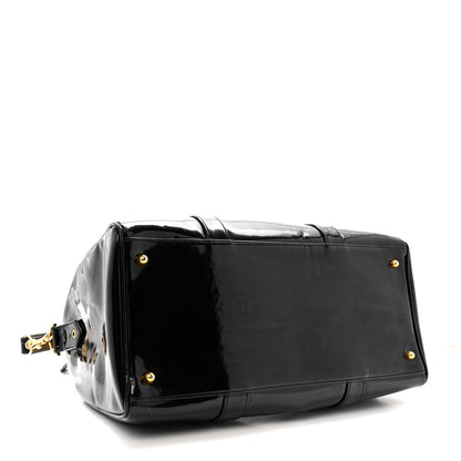 Chanel Patent Timeless CC Duffel Bag Black 4 of 15
