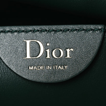 Christian Dior Calfskin Puffy Macrocannage Medium Dior Crunchy Bag  Forest Bloom 6 of 10