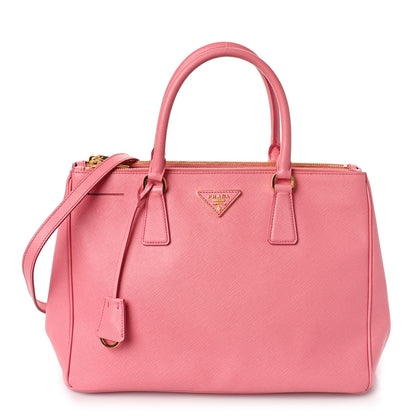 Prada Saffiano Medium Galleria Double Zip Tote Geranio 1 of 8