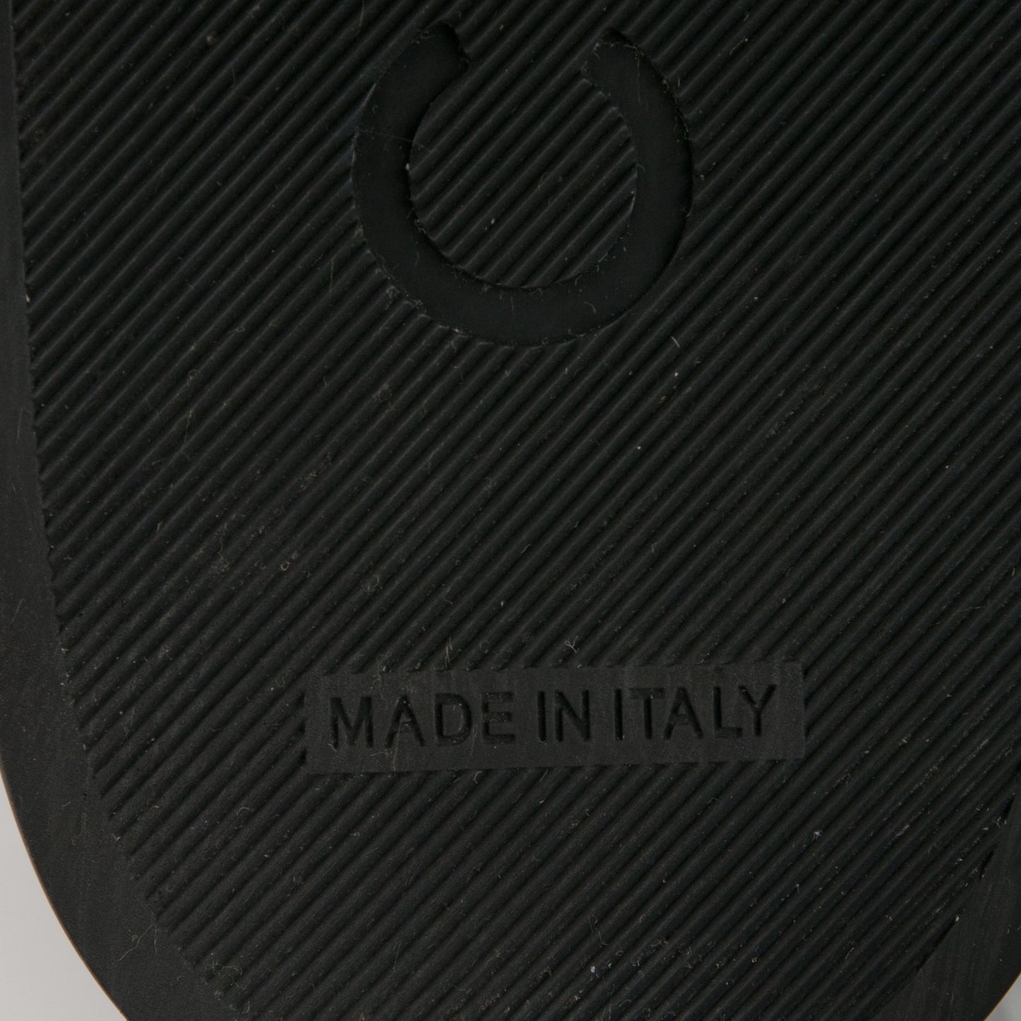 Tweed Lambskin Chain Flat Sandals 37 Black Multicolor