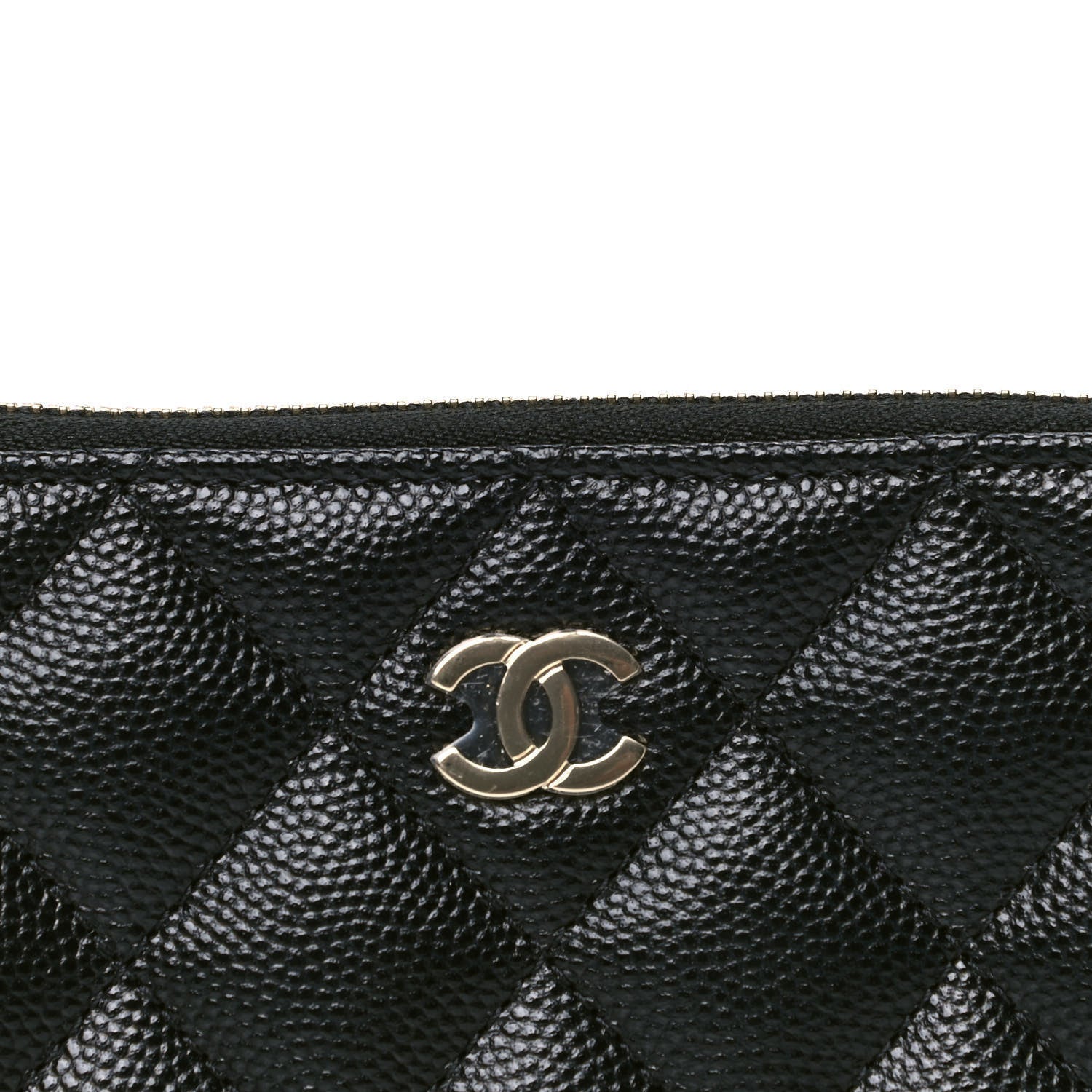 Chanel Caviar Quilted Zipped Key Holder Case Black 5 of 5