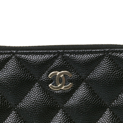 Chanel Caviar Quilted Zipped Key Holder Case Black 5 of 5