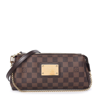 Louis Vuitton Damier Ebene Eva Clutch 1 of 10