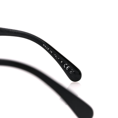 Chanel Acetate Strass Square Sunglasses 5422-B Black White 6 of 8