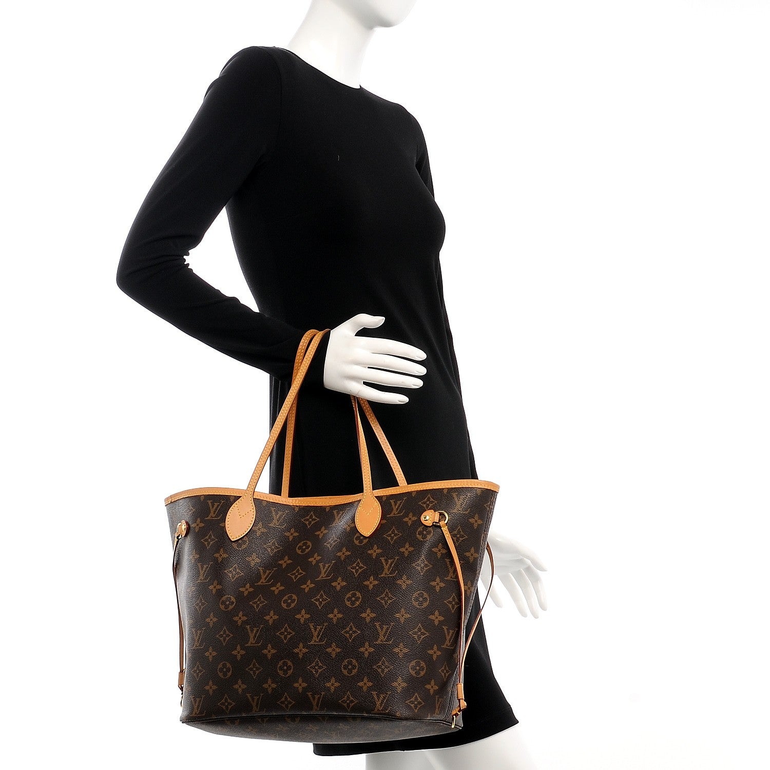 Louis Vuitton Monogram Neverfull MM 2 of 9