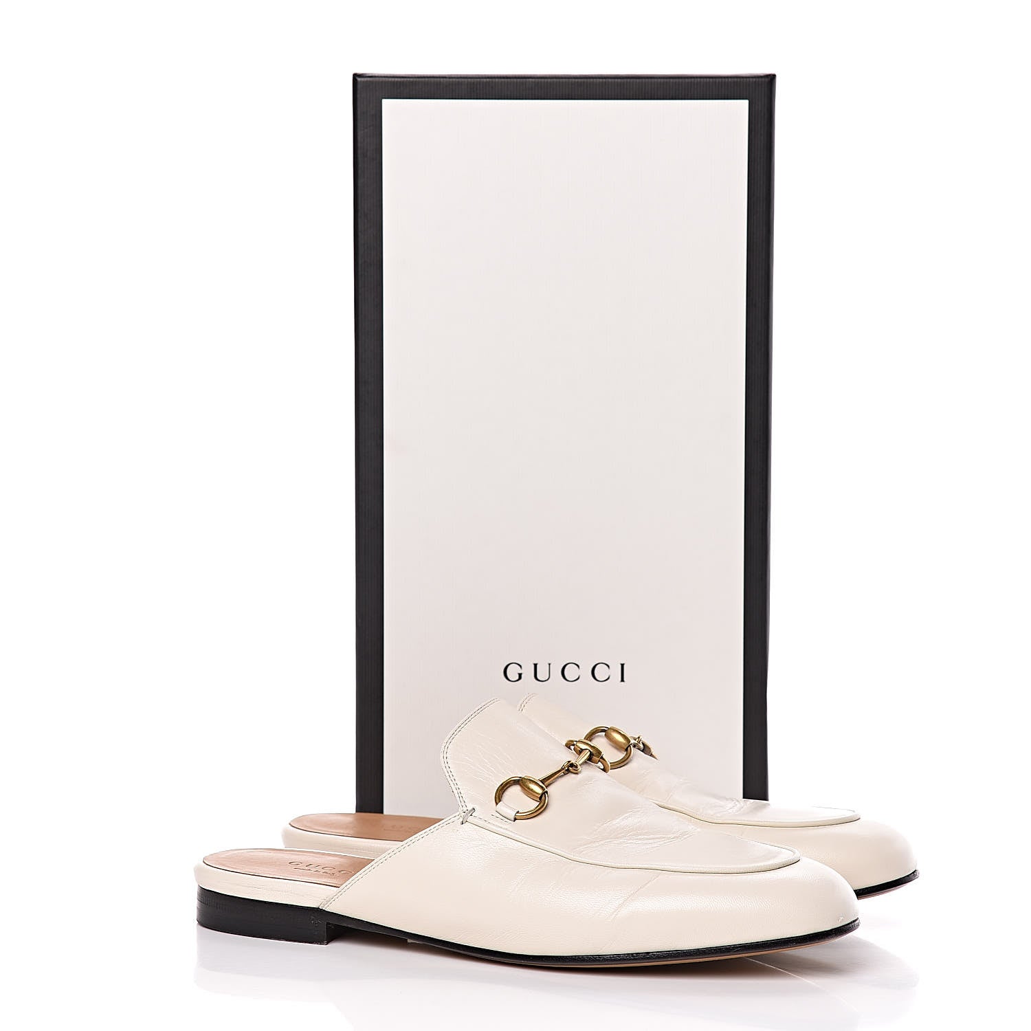 Gucci Malaga Kid Womens Princetown Slippers 38 Mystic White 15 of 15