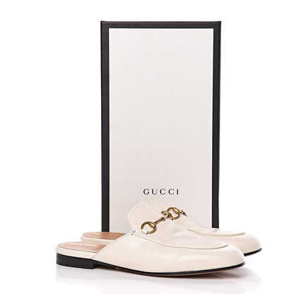 Gucci Malaga Kid Womens Princetown Slippers 38 Mystic White 15 of 15