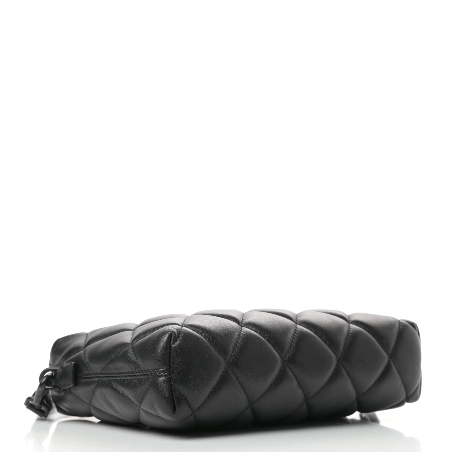 Balenciaga Nappa Calfskin Quilted Touch B Camera Shoulder Bag Black 4 of 9
