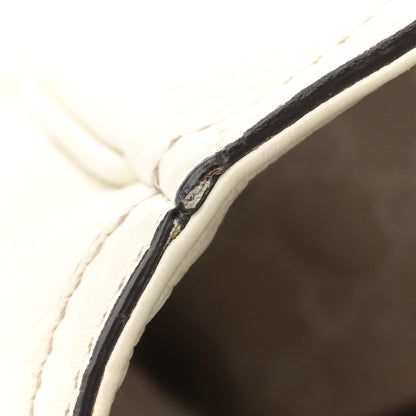 Gucci Grained Calfskin Medium Diana Bamboo Top Handle Tote Ivory 11 of 14