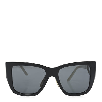Prada Triangle Sunglasses SPR 21Y Black White 2 of 7