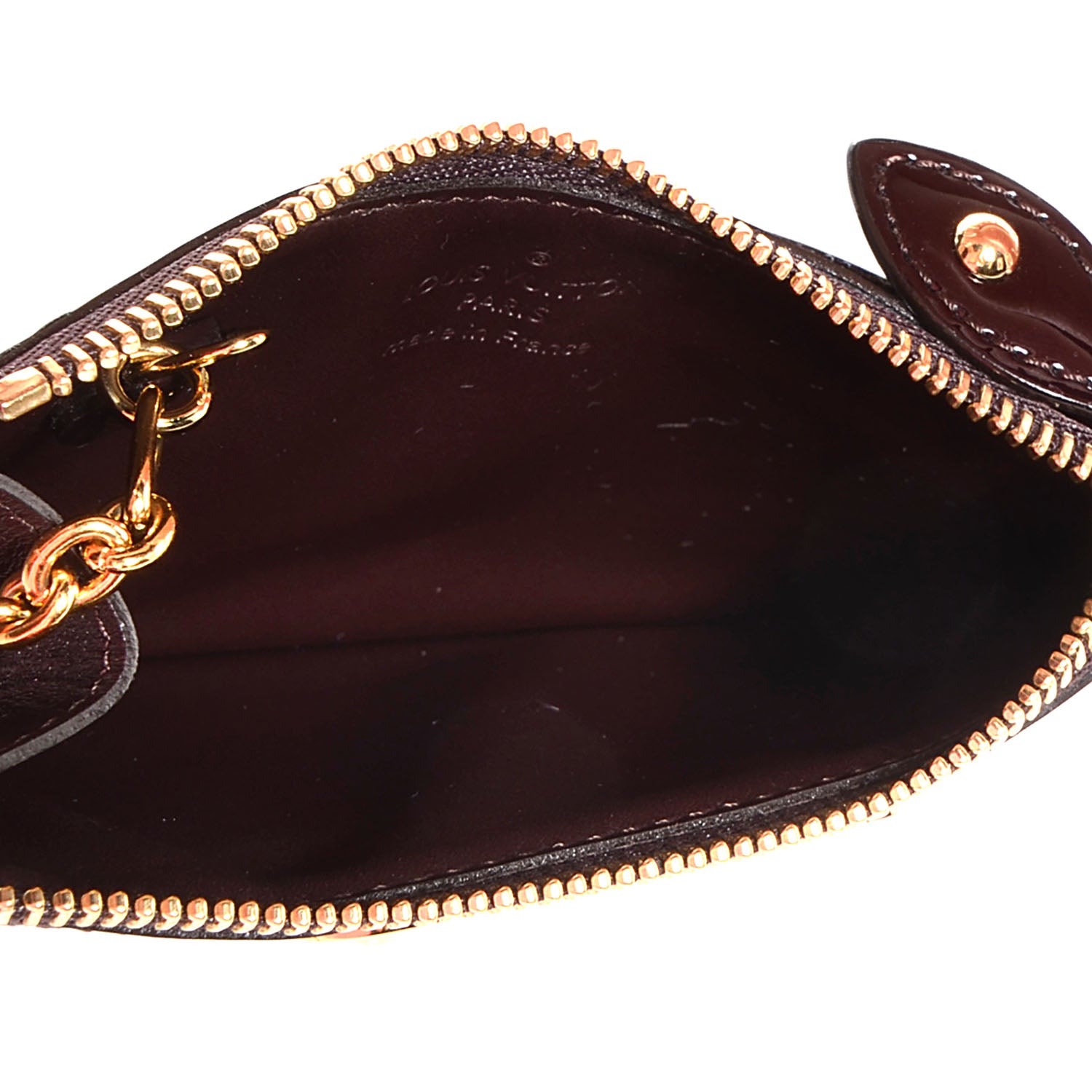 Louis Vuitton Vernis Key Pouch Amarante 7 of 7