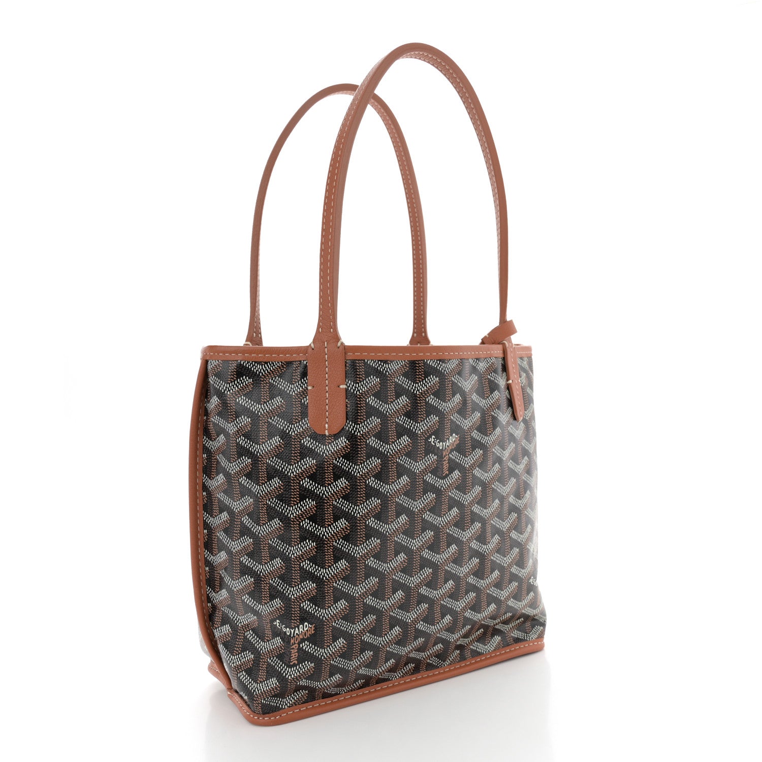 Goyard Goyardine Reversible Mini Anjou Black Gold 4 of 16