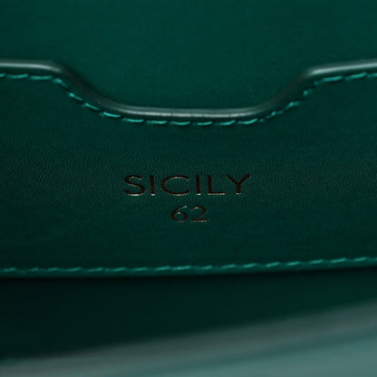 Dolce & Gabbana Calfskin Small Sicily 62 Green 6 of 14