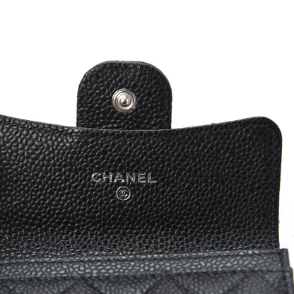 Chanel Caviar Quilted Flap Card Holder Black 7 of 10