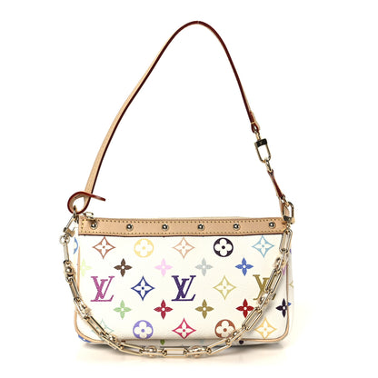 Louis Vuitton LV X TM Monogram Multicolor Pochette Accessories White 1 of 11