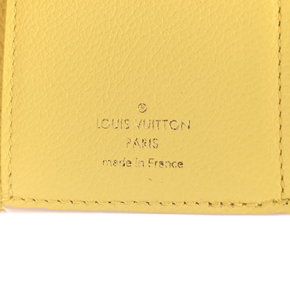 Louis Vuitton Empreinte Monogram Spring In The City Victorine Wallet Pink Beige Yellow 6 of 7