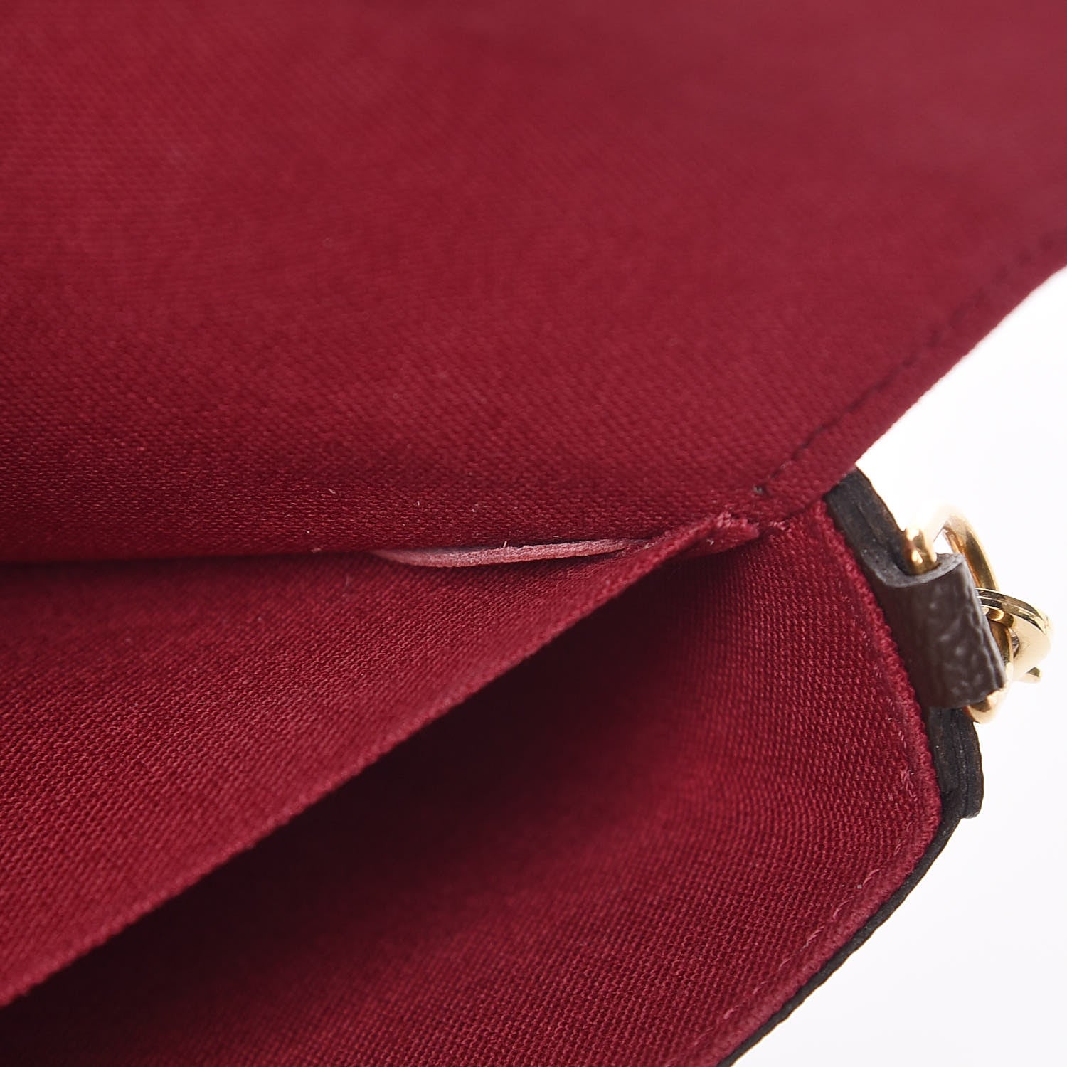 Louis Vuitton Monogram Pochette Felicie Chain Wallet Fuchsia 11 of 12