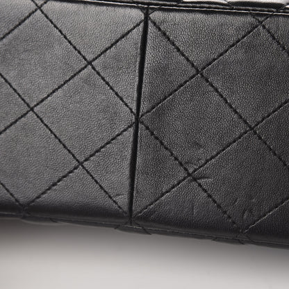 Chanel Lambskin Quilted Jumbo Double Flap Black 8 of 17