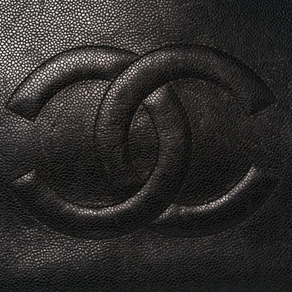 Chanel Caviar Large CC Shoulder Bag Black 7 of 18