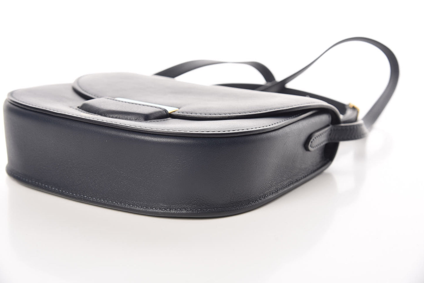 Smooth Calfskin Small Trotteur Navy Blue