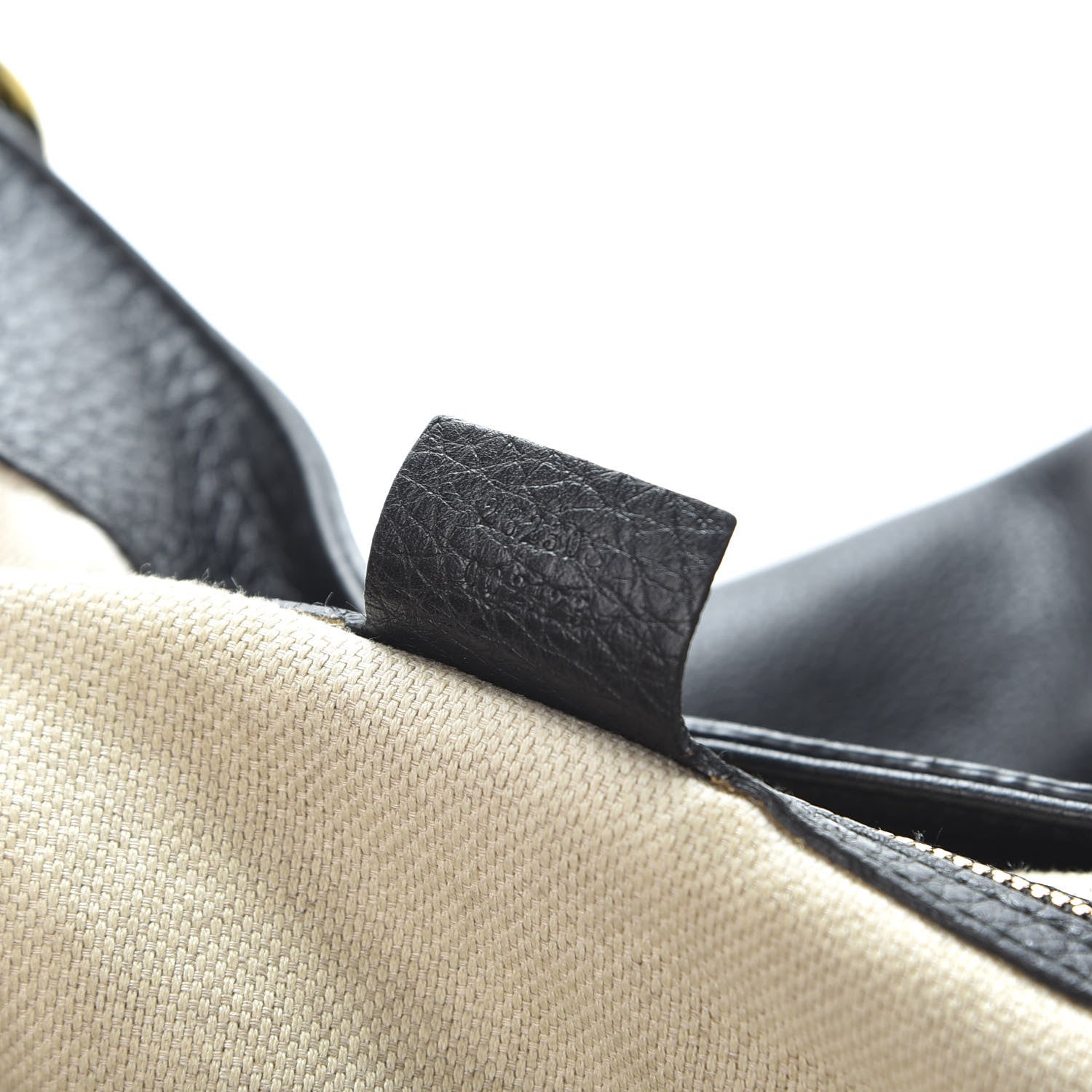 Gucci Pebbled Calfskin Large Soho Shoulder Bag Black 8 of 9