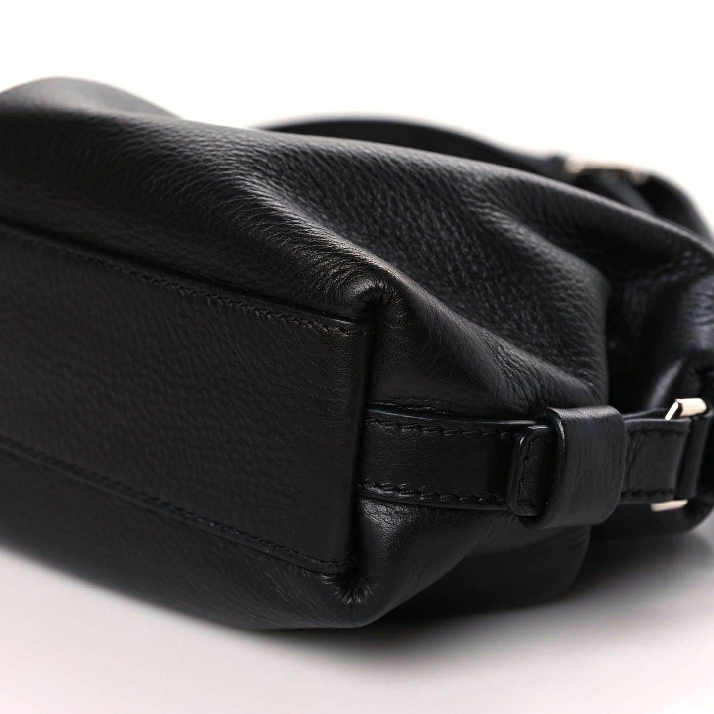 Waxed Calfskin Micro Nightingale Black
