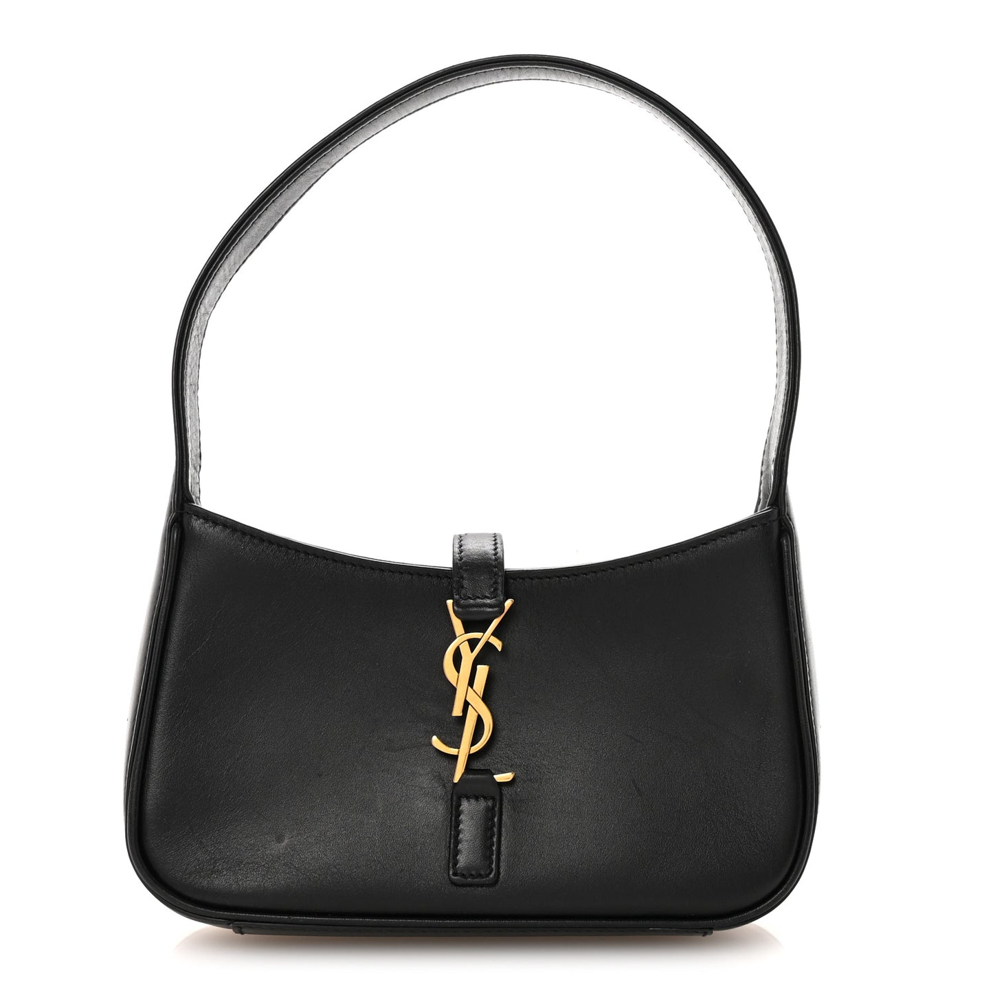 Smooth Calfskin Le 5 A 7 Mini Hobo Black