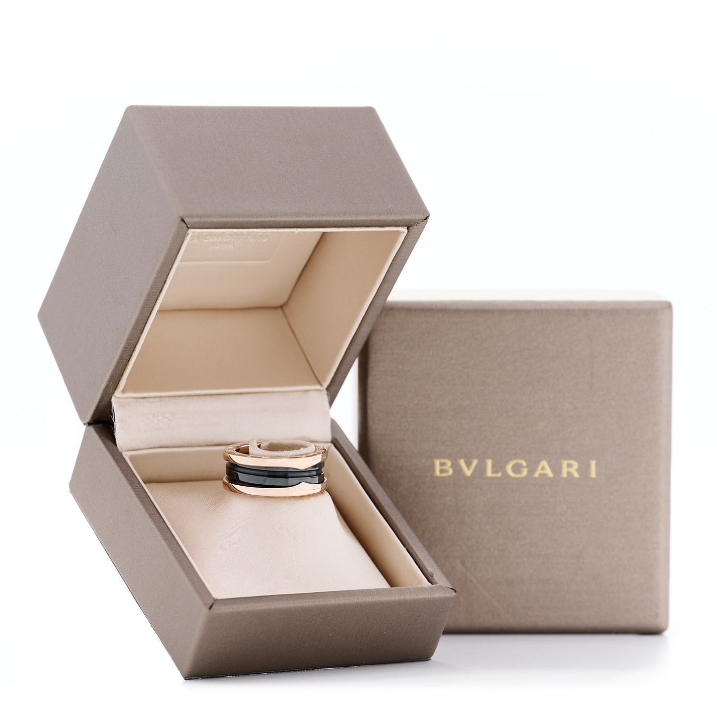 18K Rose Gold B.Zero1 Two-Band Ring 53 6.25