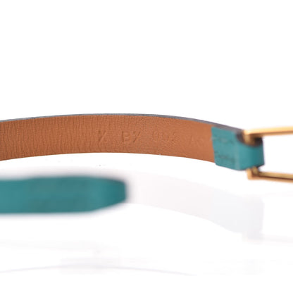 Hermes Epsom Micro Rivale Bracelet S Bleu Paon 4 of 6