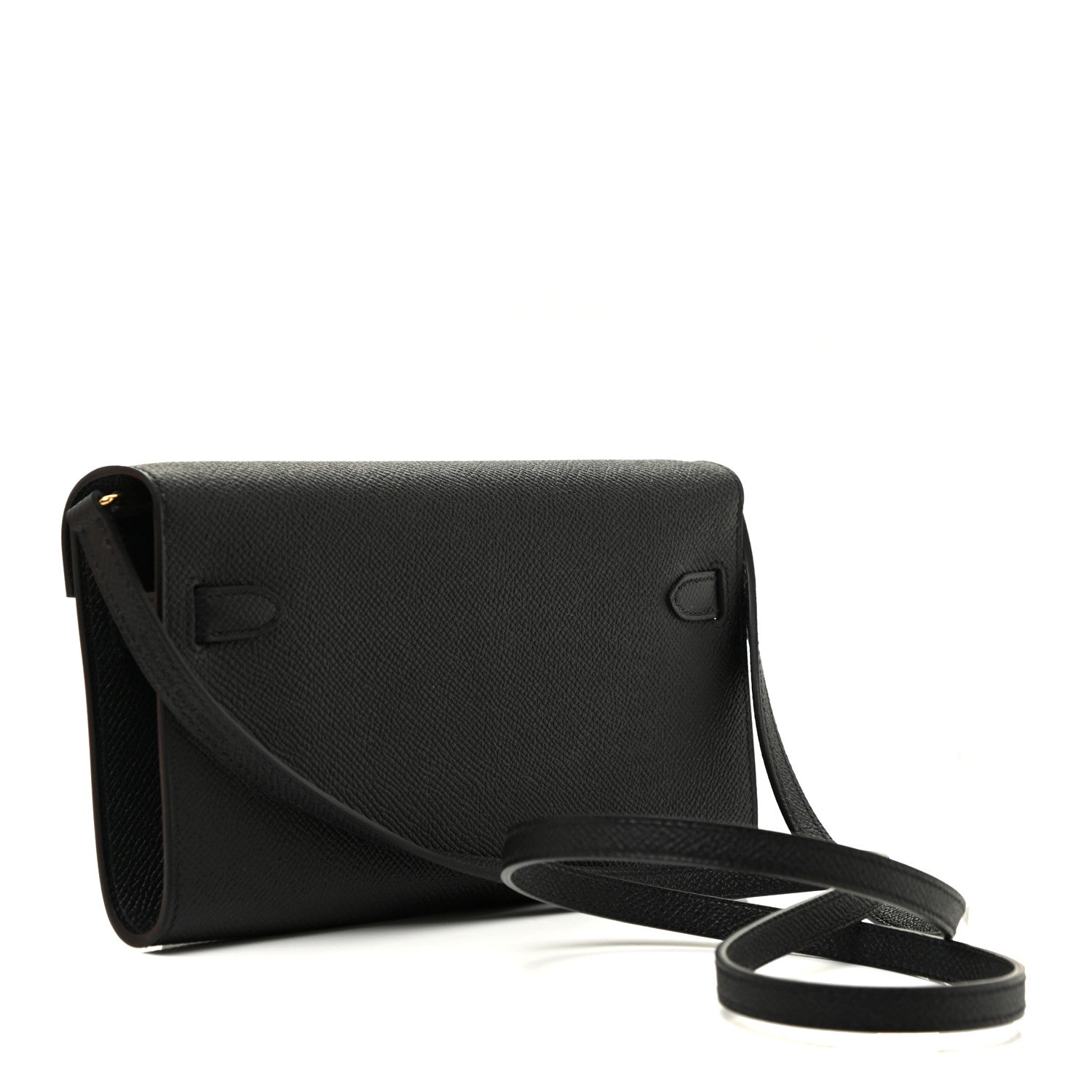 Hermes Epsom Kelly Wallet To Go Black 3 of 14