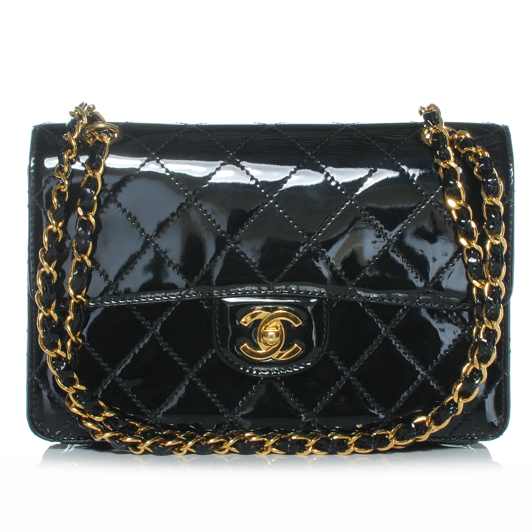 Chanel Patent Small Flap Black 1 of 9