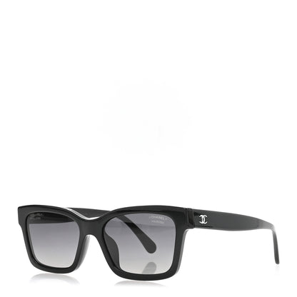 Chanel Acetate Polarized Square Sunglasses 5417-A Black 1 of 8