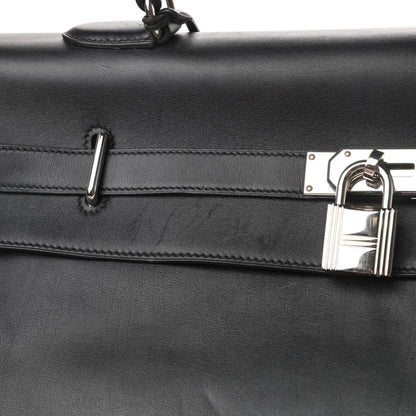 Hermes Veau Sikkim Kelly Relax 50 Black 15 of 19