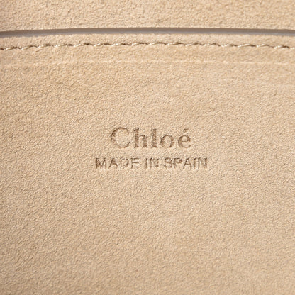 Chloe Suede Calfskin Small Faye Shoulder Bag Tobacco 7 of 7
