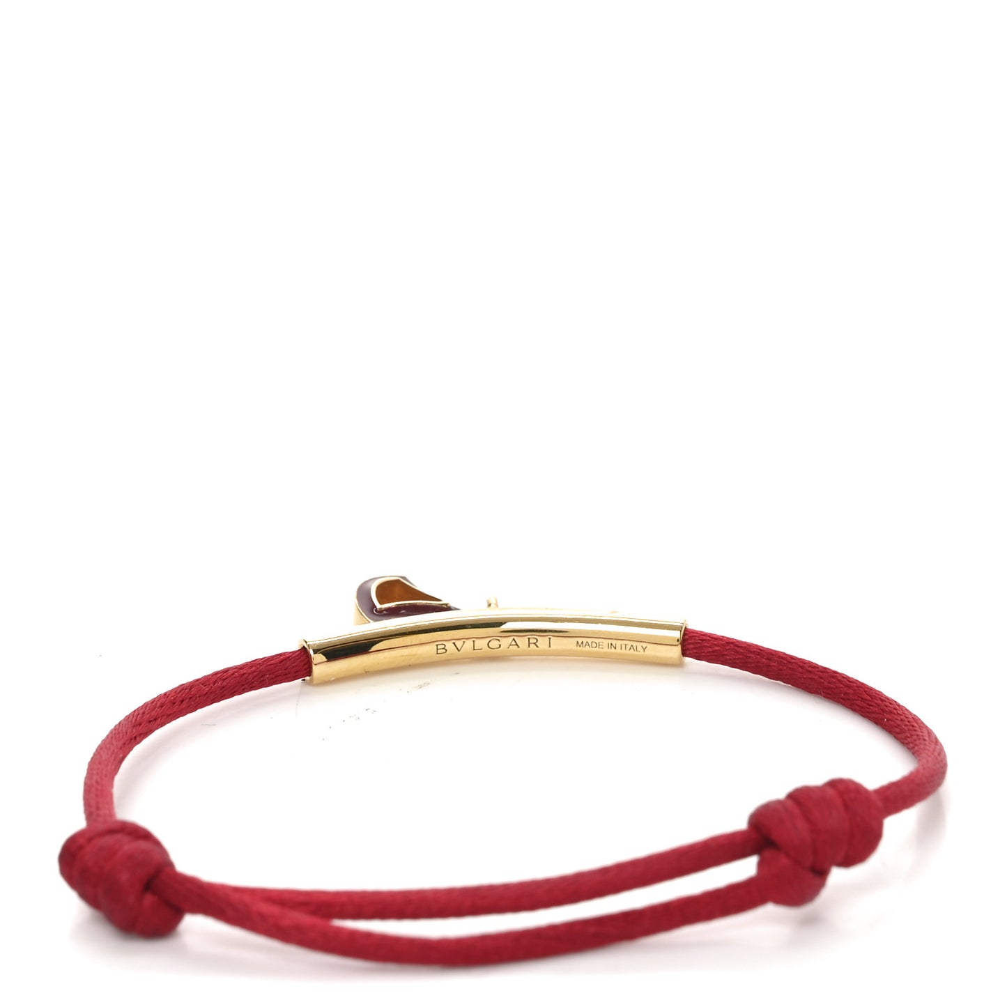 Divas' Dream Cord Bracelet Red Gold