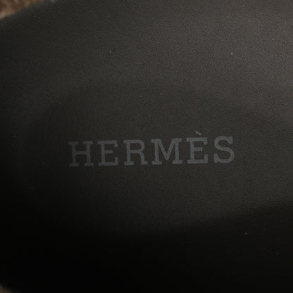 Hermes Suede Calfskin Mens Lazy Loafers 42 Ecorce 9 of 11