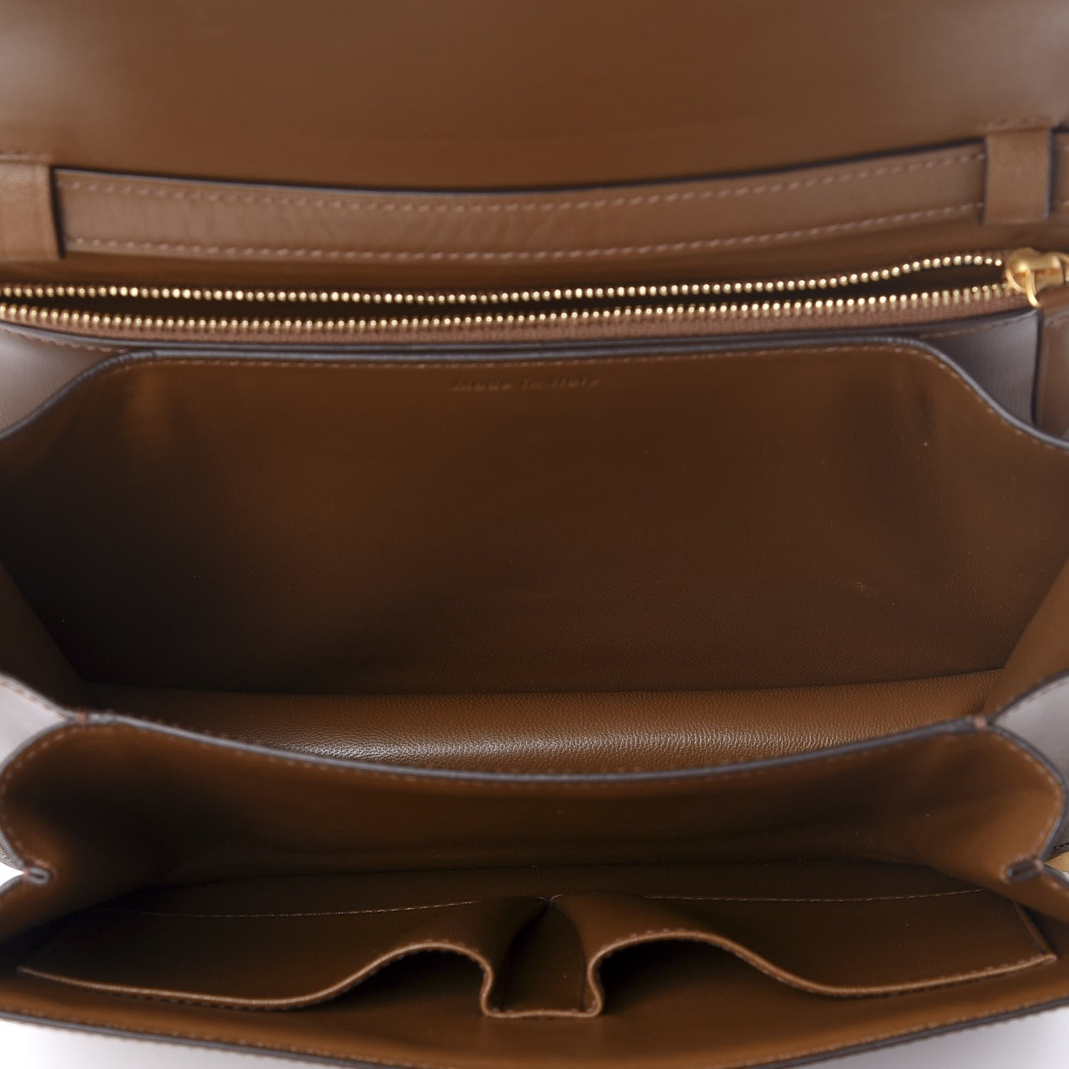 Celine Box Calfskin Medium Classic Box Flap Bag Camel 4 of 10