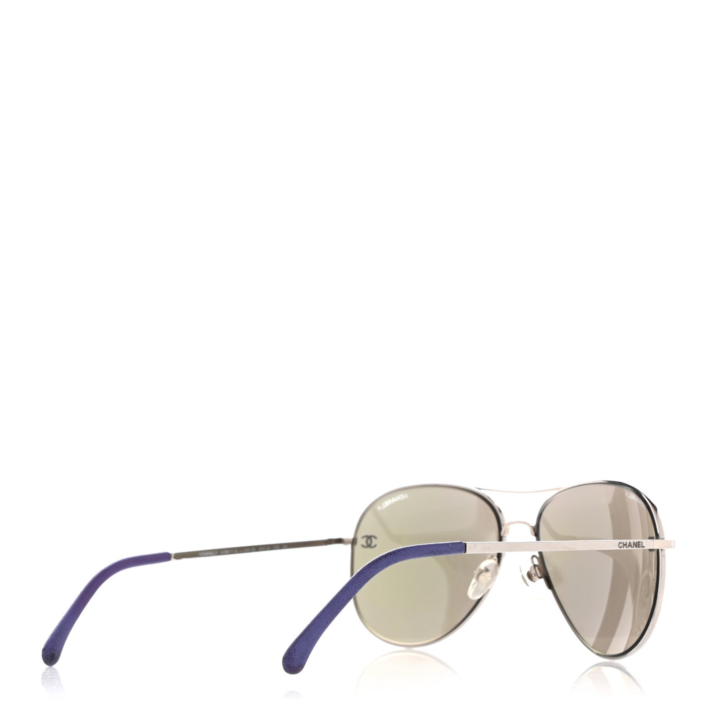 Polarized CC Aviator Sunglasses 4189-T-Q Purple